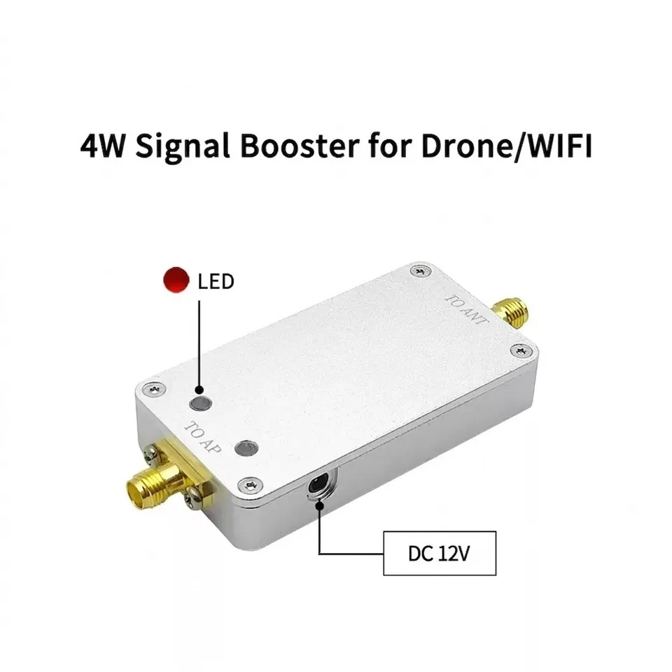 ACASOM 4W Bi-directional Signal Amplifier 0.9G/2.4G/5.2G/5.8G Drone Signal Booster best